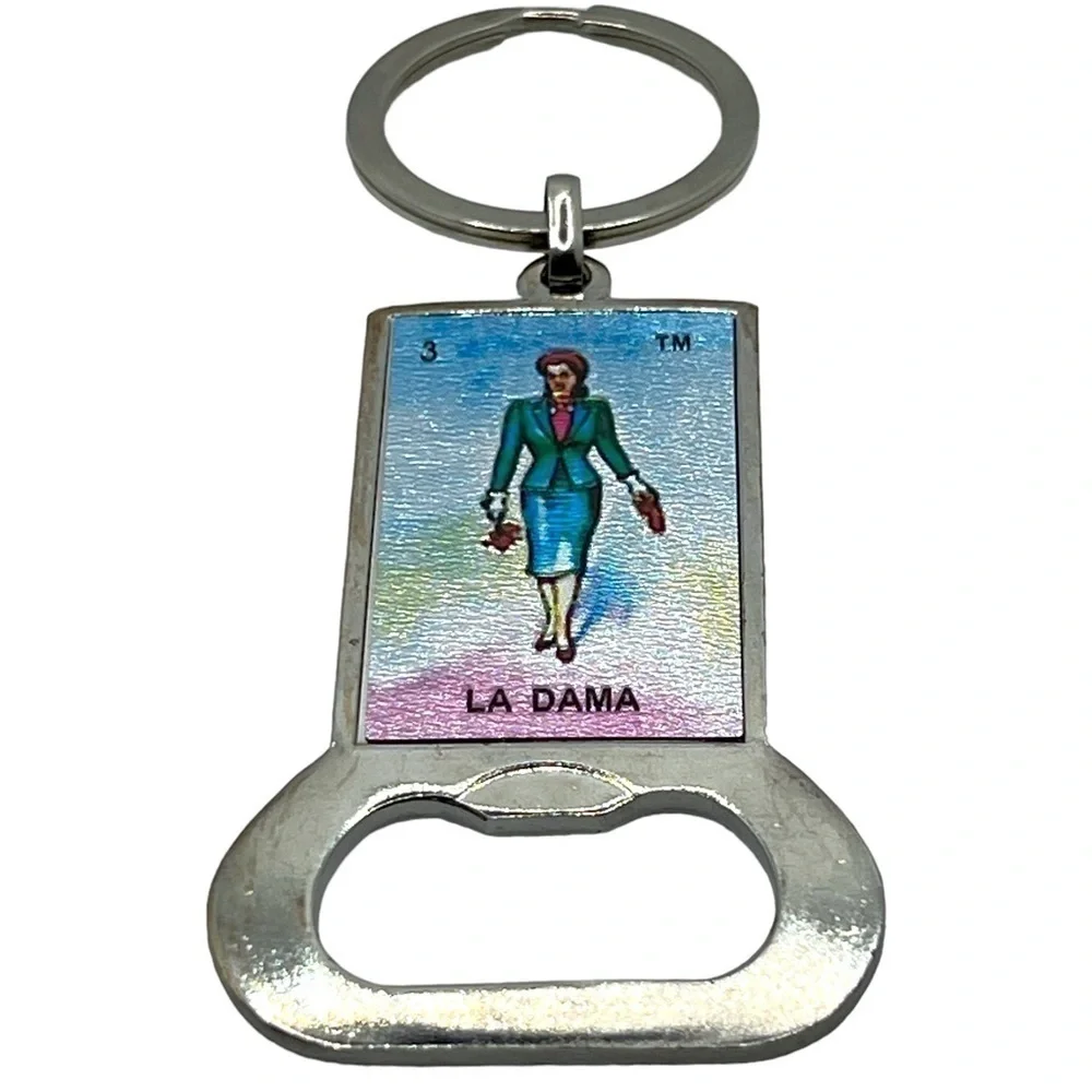 LA DAMA Mexican Bottle Opener Keychain